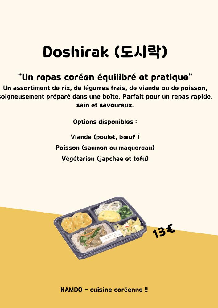 NAMDO - Cuisine Coréenne - Menu Image 4